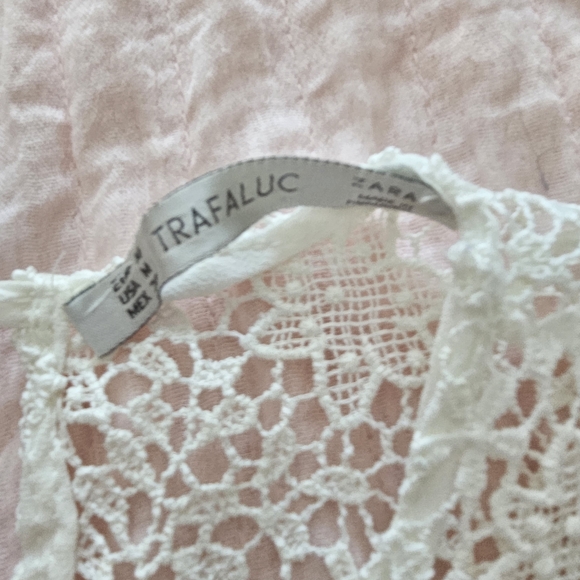 Zara Cream Lace Top - Picture 3 of 5